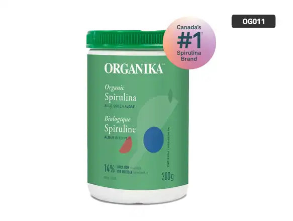Organika Organic Spirulina Blue-Green Algae Powder 300g in Sri Lanka - supplementvault.lk